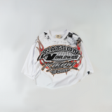 WATSON WORLDWIDE RACING CROPPED T-SHIRT (WHITE)