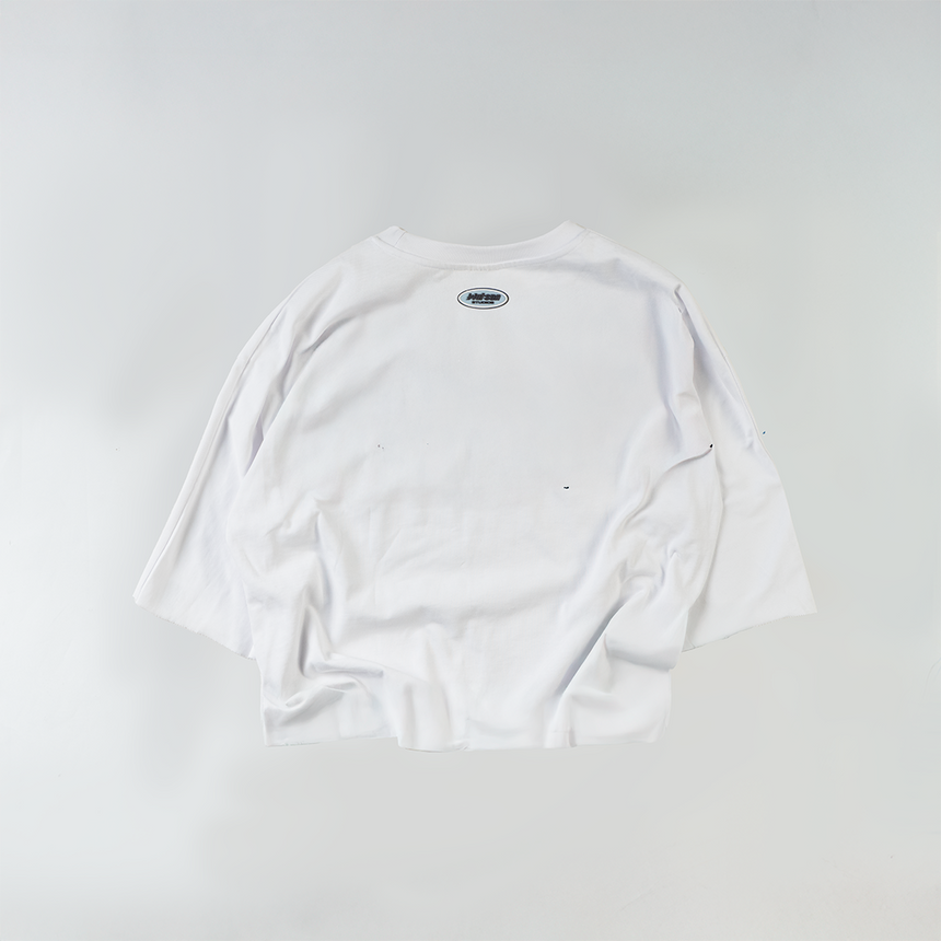 WATSON WORLDWIDE RACING CROPPED T-SHIRT (WHITE)