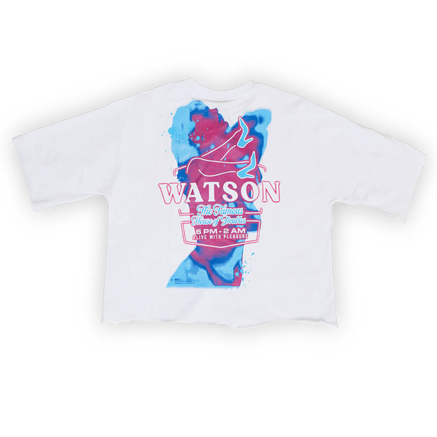 WATSON HOUSE OF DOUBLES LIVE UV T-SHIRT (WHITE)