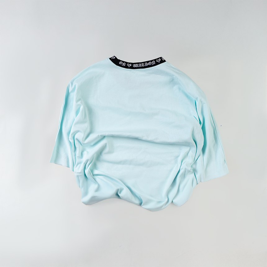WATSON CITY OF ANGELS CROPPED T-SHIRT (TEAL)