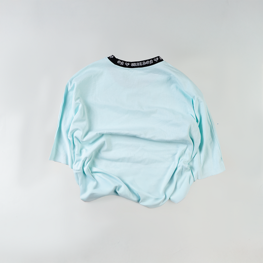 WATSON CITY OF ANGELS CROPPED T-SHIRT (TEAL)
