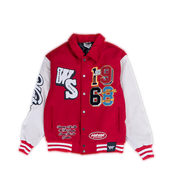WATSON STATE PANTHER VARSITY JACKET (MAROON)