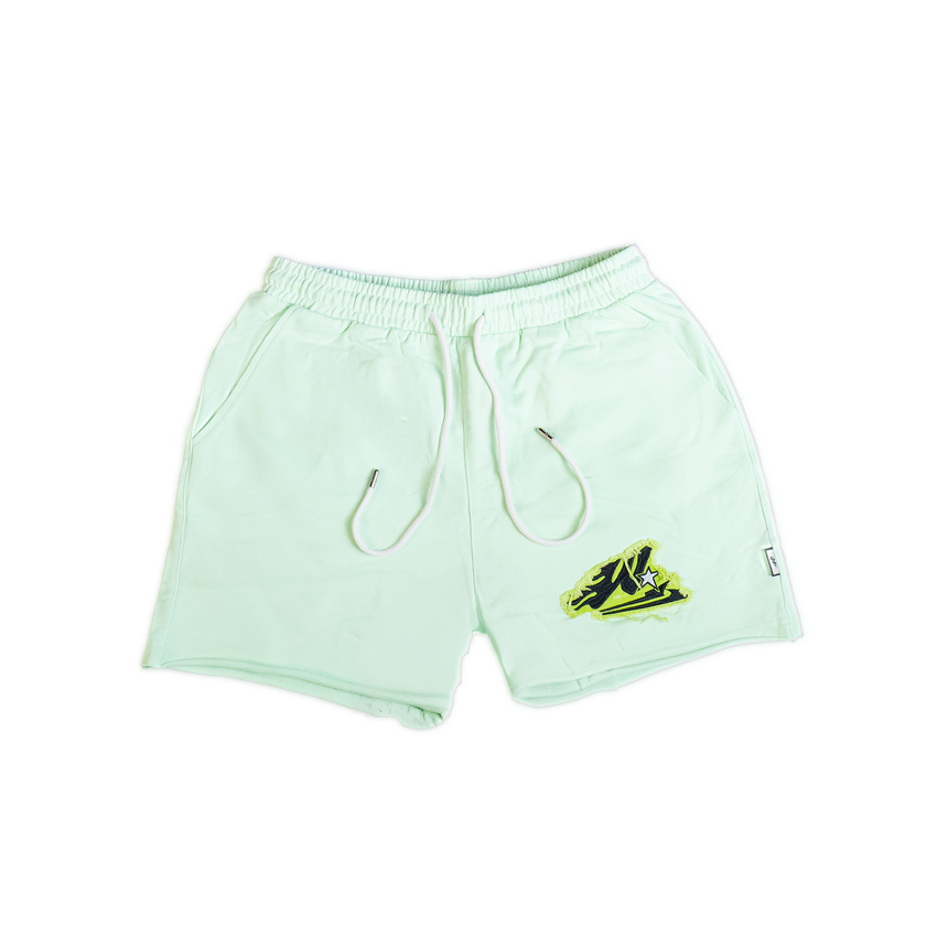 WATSON EXPAND YOUR MIND COTTON SHORTS (MINT GREEN)