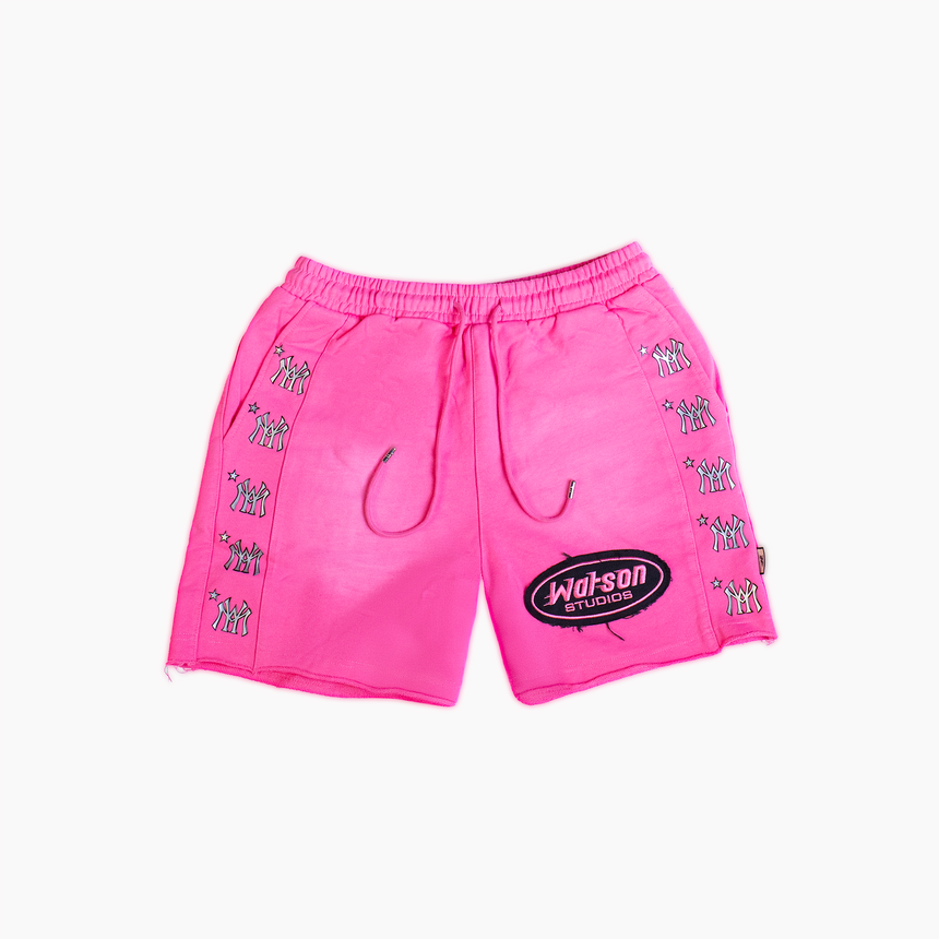 WATSON ULTRA SOUND RECORDS COTTON SHORTS (PINK)