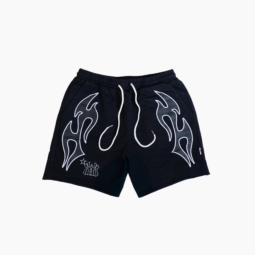 WATSON CHROME COTTON SHORTS (BLACK)