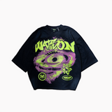 WATSON EYE IN THE SKY CROPPED T-SHIRT (BLACK)