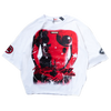 PLAYING NOTHING BUT HITS CROPPED T-SHIRT (WHITE)