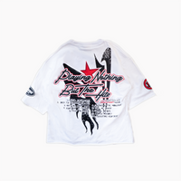 WATSON PLAYING NOTHING BUT HITS CROPPED T-SHIRT (WHITE)