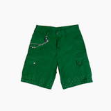 WATSON STAINED GLASS WORK SHORTS (GREEN)