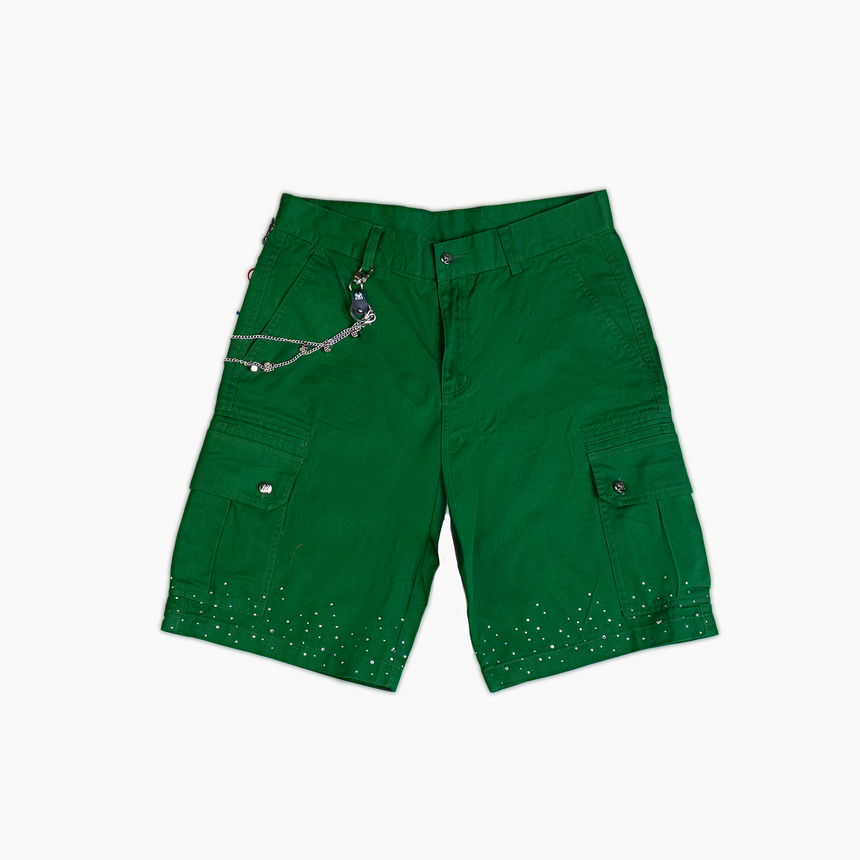 WATSON STAINED GLASS WORK SHORTS (GREEN)