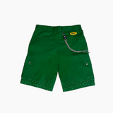 WATSON STAINED GLASS WORK SHORTS (GREEN)