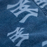 WATSON WORLD LASER ENGRAVED DENIM WORK SHIRT (BLUE)