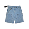 LIGHT WASH CARPENTER SHORTS