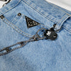 LIGHT WASH CARPENTER SHORTS