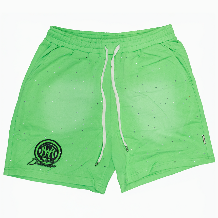 WATSON DIGITAL DREAMSCAPE COTTON SHORTS (LIME)