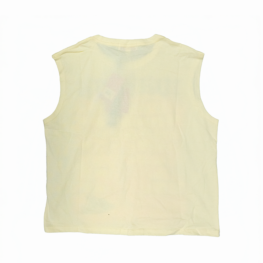 WATSON CONTROL THE MEDIA CUTOFF T-SHIRT (CREAM)