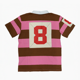 WATSON SHORT SLEEVE RUGBY POLO (PINK)