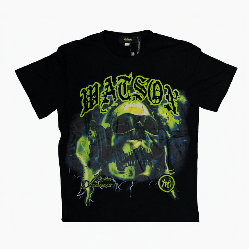 WATSON SKULL SOUND DIGITAL T-SHIRT (BLACK)