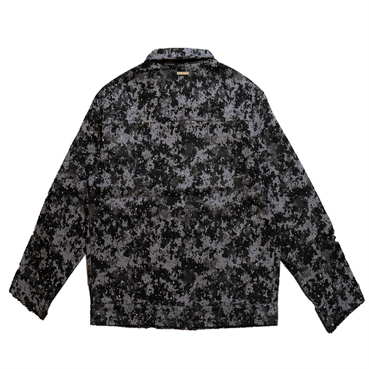 WATSON CAMO CRYSTAL WORK JACKET (BLACK CAMO)