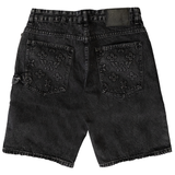 WATSON EMBOSSED PATTERN SHORTS (BLACK)