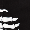 SKELETON STACKED DENIM PANTS (BLACK)