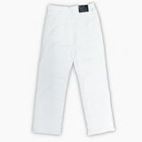 WATSON DENIM PANTS WITH BLACK PEARLS (WHITE)