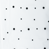 WATSON DENIM PANTS WITH BLACK PEARLS (WHITE)