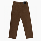 WATSON DENIM PANTS WITH WHITE PEARLS (BROWN)