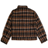 WATSON SPIDER WEB CRYSTAL FLANNEL SHIRT (ORANGE & BLACK)