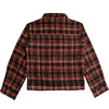WATSON SPIDER WEB CRYSTAL FLANNEL SHIRT (ORANGE & RED)