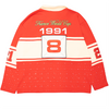WATSON PEARL RUGBY DIVISION LONG SLEEVE RUGBY POLO (RED)