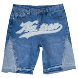 WATSON SCRIPT PEARL SHORTS (LIGHT WASH)