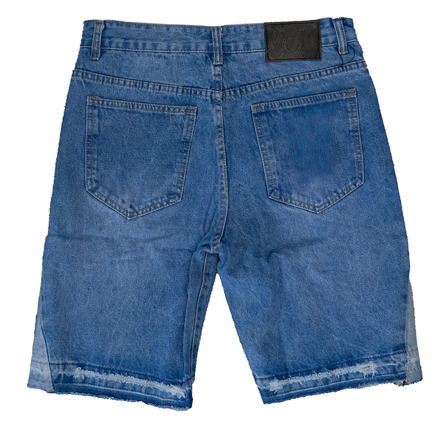 WATSON SCRIPT PEARL SHORTS (LIGHT WASH)