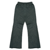 CRYSTAL ZIP FLARE SWEATPANTS (CHARCOAL)