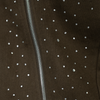 CRYSTAL ZIP FLARE SWEATPANTS (MOCHA)