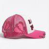 LOVE IS A DRUG TRUCKER HAT (PINK)