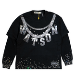 WATSON CHAIN LONG SLEEVE T-SHIRT (BLACK)