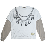 WATSON CHAIN LONG SLEEVE T-SHIRT (WHITE)
