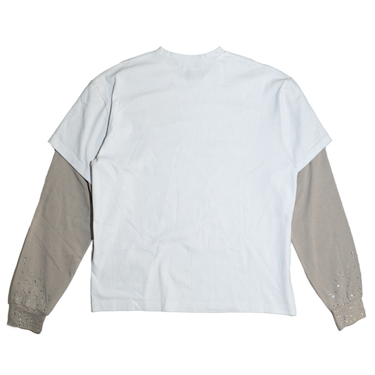 CHAIN LONG SLEEVE T-SHIRT (WHITE)