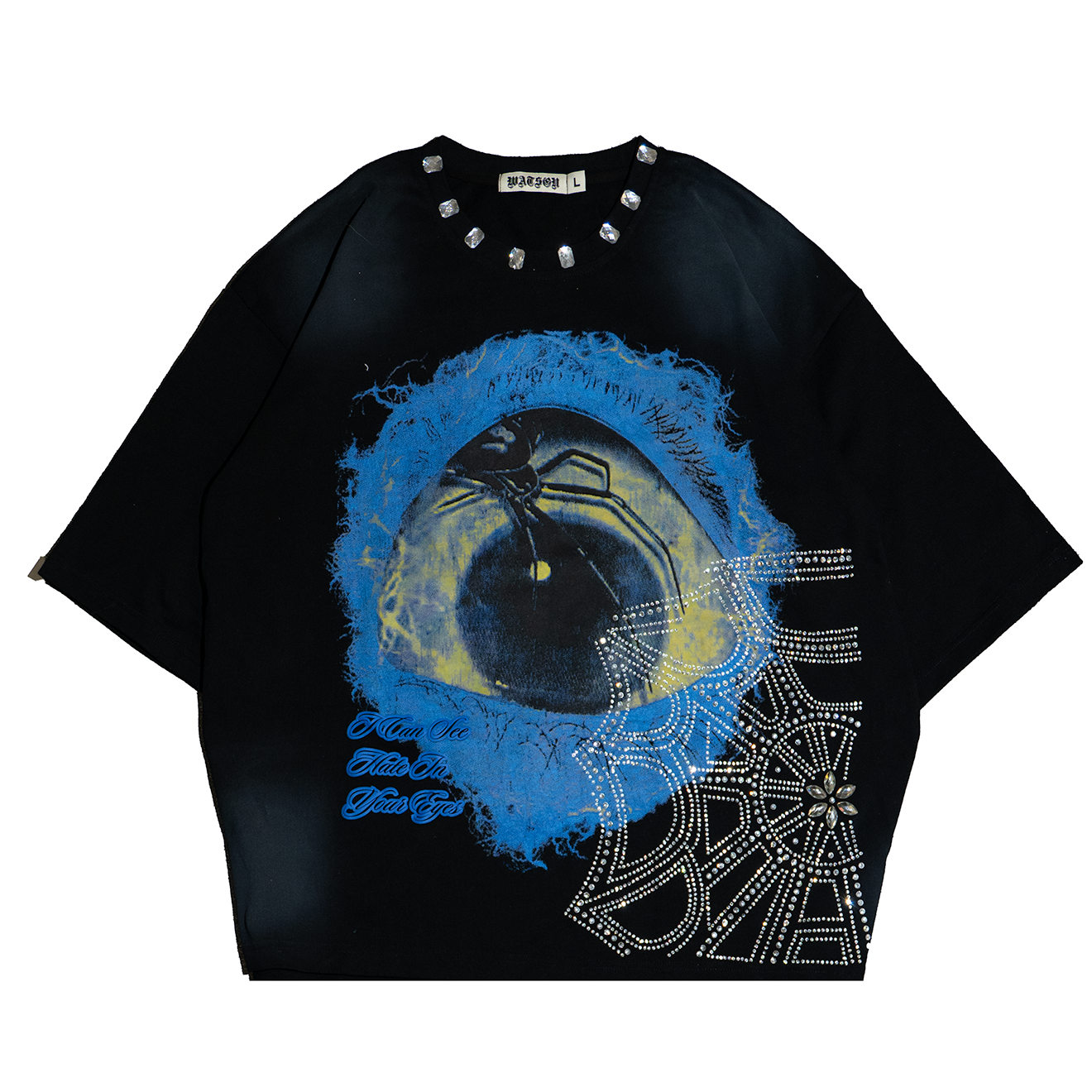 WATSON I CAN SEE HATE IN YOUR EYES T-SHIRT (BLACK