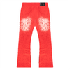 STARS DENIM PANTS (RED)