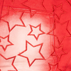 STARS DENIM PANTS (RED)
