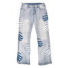 SKELETON HANDS DENIM PANTS (BLUE)