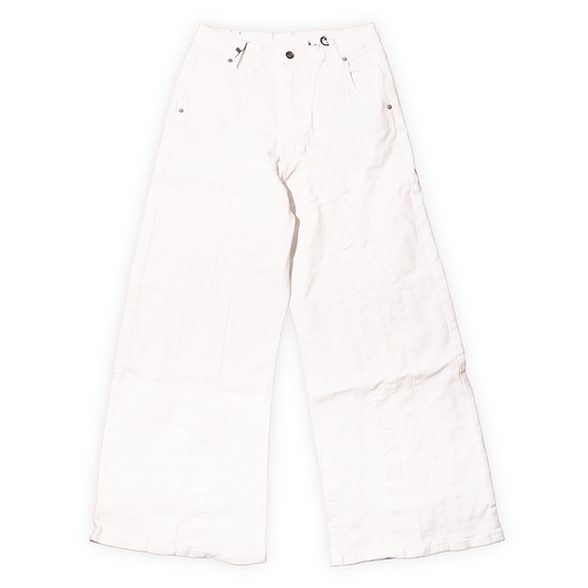 ULTRA BAGGY DENIM PANTS (WHITE)