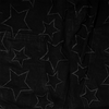 EMBROIDERED STARS STCKED DENIM PANTS (BLACK)