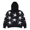STAR APPLIQUE HOODIE (BLACK)
