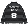 FRANCE WORLD CUP LONG SLEEVE RUGBY POLO (BLACK)
