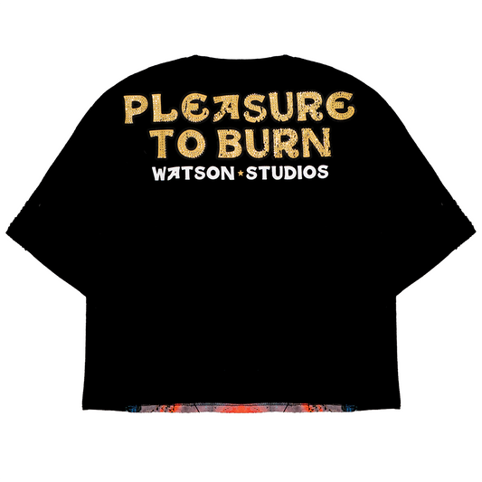 PLEASURE TO BURN T-SHIRT (BLACK)