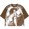 DOOR WILL BE OPENED T-SHIRT (BROWN)