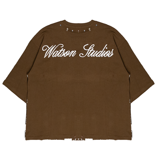 DOOR WILL BE OPENED T-SHIRT (BROWN)